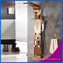Fyeer Luxury 5 Function Massage Rainfall Stainless Steel Shower Panel